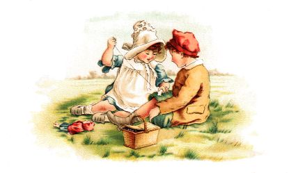 Arbuckle - children on picnic
