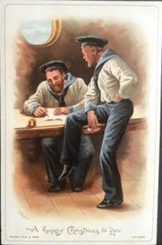 Raphael Tuck Christmas greeting card