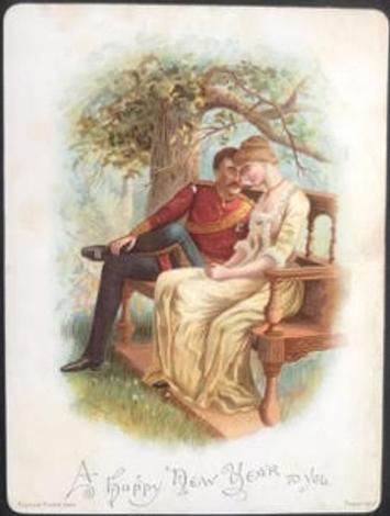 Raphael Tuck New Year's greeting card