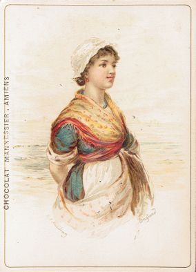Chocolat Mannessier trade card - England