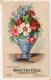 Trade card - Variety Store & Bazar