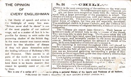 Chili - HOLLOWAY'S PILLS and OINTMENT