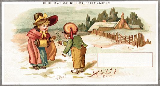 Chocolat Magniez-Baussart - trade card