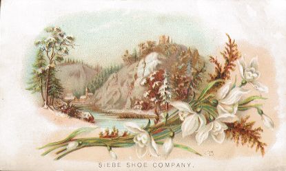 Trade card - Siebe Shoe Company