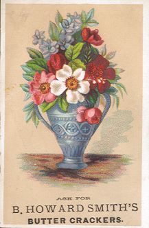 B. Howard Smith's Butter Crackers trade card