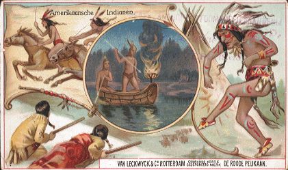 VAN LECKWYCK & Co. ROTTERDAM - Amerikaansche Indianen